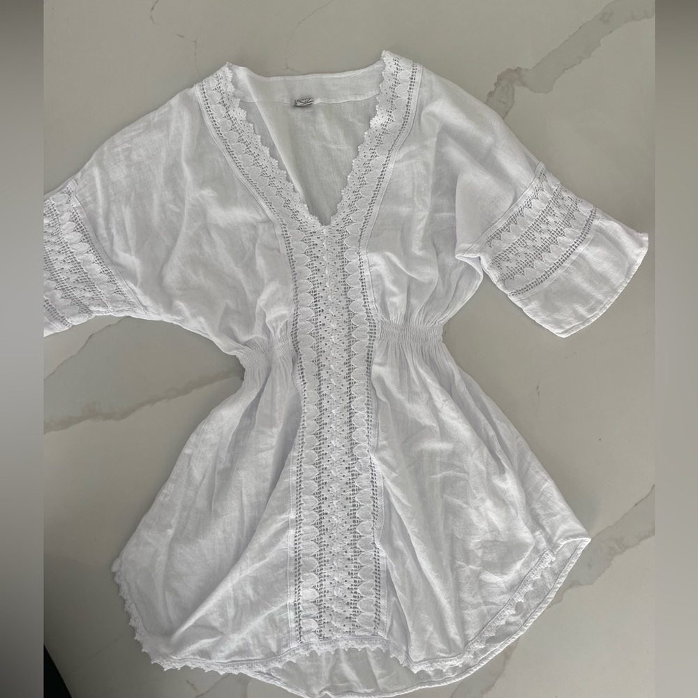 Embroidered Swim Cover up